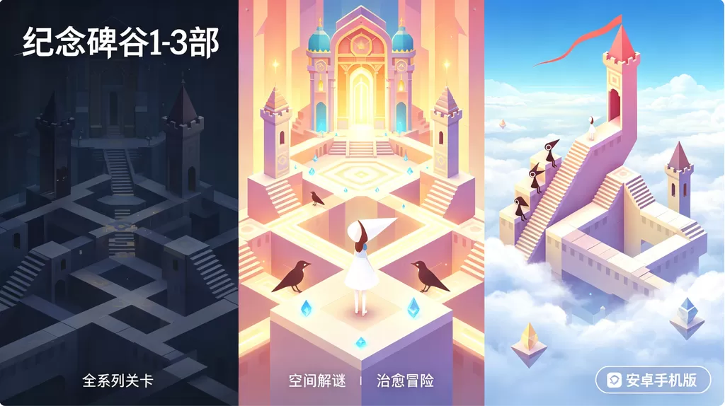 《纪念碑谷 1-3 部》安卓手机版+苹果IOS版