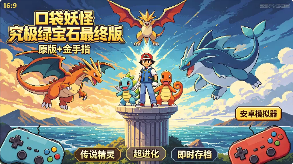 《口袋妖怪 究极绿宝石最终版 原版 + 金手指》安卓模拟器插图 《口袋妖怪 究极绿宝石最终版 原版 + 金手指》安卓模拟器插图