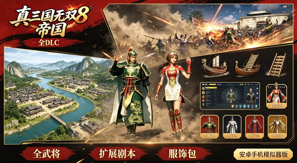 《真三国无双 8 帝国 全 DLC》安卓手机模拟器版插图 《真三国无双 8 帝国 全 DLC》安卓手机模拟器版插图