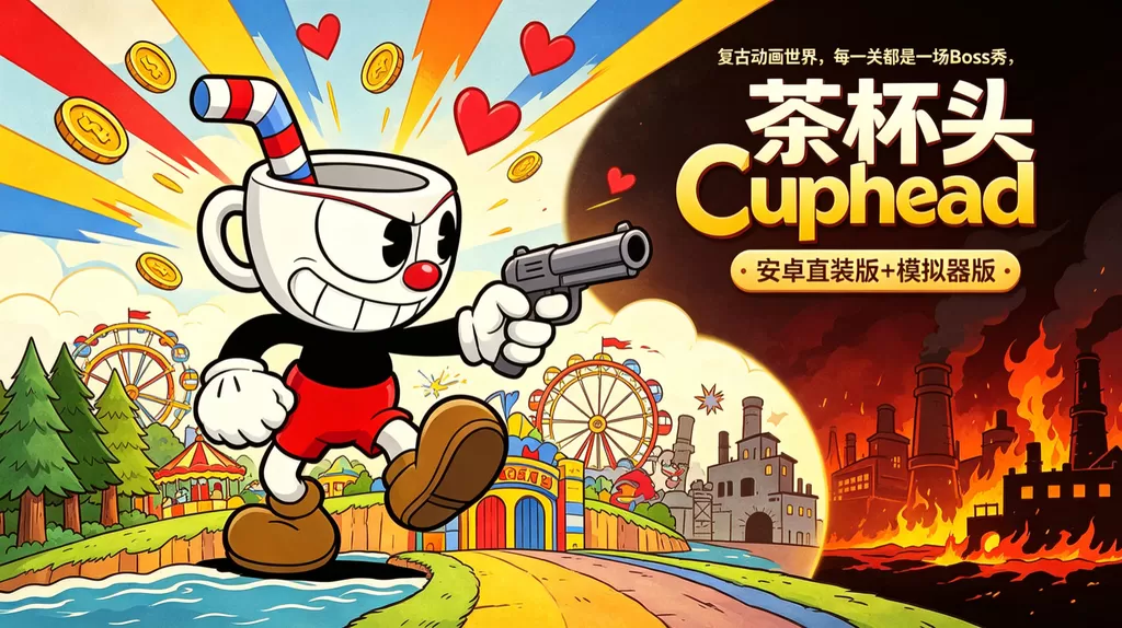 《茶杯头 Cuphead 》安卓直装版 + 模拟器版插图 《茶杯头 Cuphead 》安卓直装版 + 模拟器版插图