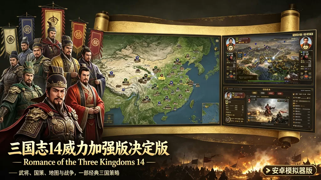三国志 14 威力加强版决定版下载_安卓模拟器版 经典三国策略战争游戏插图 三国志 14 威力加强版决定版下载_安卓模拟器版 经典三国策略战争游戏插图