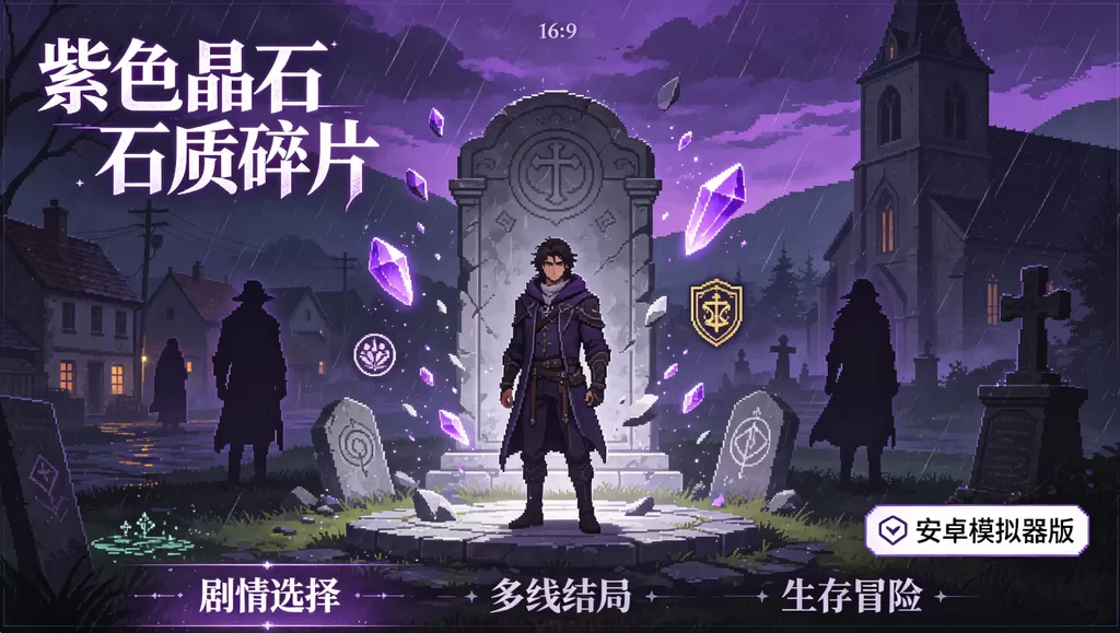 紫色晶石 石质碎片下载_安卓模拟器版 暗黑像素克苏鲁冒险游戏插图 紫色晶石 石质碎片下载_安卓模拟器版 暗黑像素克苏鲁冒险游戏插图
