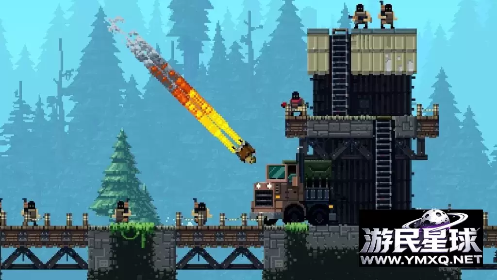 《武装原型》汉化版v2.0,steam好评如潮的超火爆类魂斗罗2D像素风横版动作射击游戏,扮演兰博、终结者等经典硬汉角色插图11 《武装原型》汉化版v2.0,steam好评如潮的超火爆类魂斗罗2D像素风横版动作射击游戏,扮演兰博、终结者等经典硬汉角色插图11