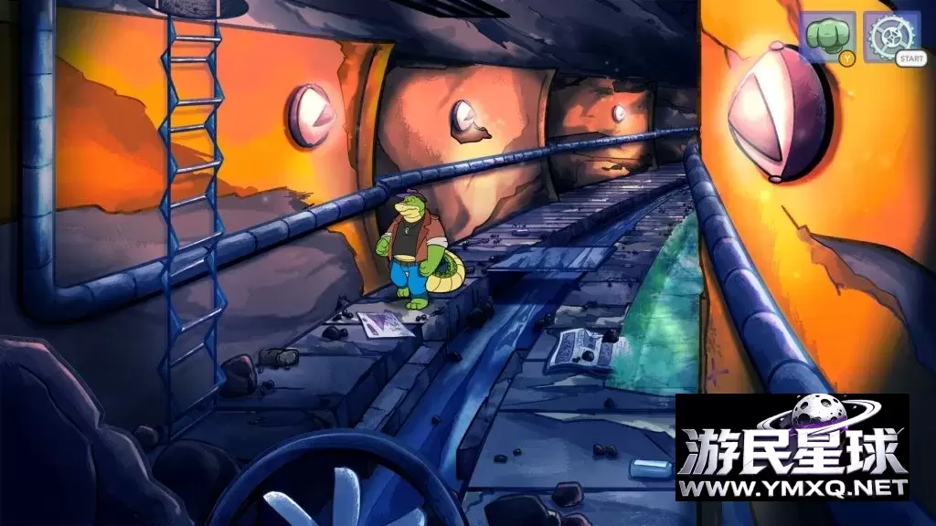 《鳄鱼侦探布罗格》v1.0.42,steam好评如潮的横版清关动作结合冒险解谜游戏插图6 《鳄鱼侦探布罗格》v1.0.42,steam好评如潮的横版清关动作结合冒险解谜游戏插图6