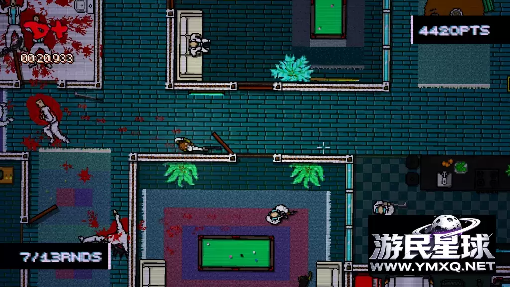 《迈阿密热线:Redux-Redux》v1.0.0,steam好评如潮的暴力美学动作射击游戏神作民间最强改版,爽快感翻倍插图5 《迈阿密热线:Redux-Redux》v1.0.0,steam好评如潮的暴力美学动作射击游戏神作民间最强改版,爽快感翻倍插图5