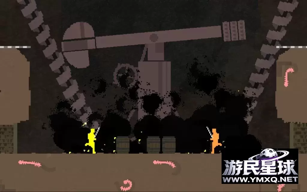 《尼德霍格》v1.0,IGN 9分评价,steam特别好评的横版像素风快节奏高速攻防击剑格斗游戏插图7 《尼德霍格》v1.0,IGN 9分评价,steam特别好评的横版像素风快节奏高速攻防击剑格斗游戏插图7