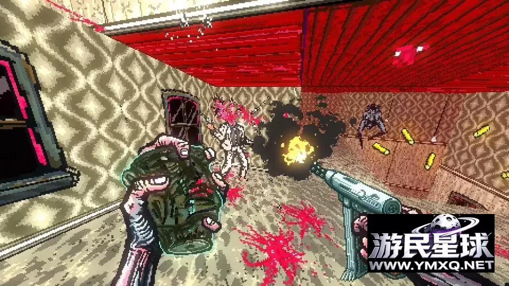 《后发虚空》v1.0.0,爆头杀敌回血!Steam好评如潮的超高速癫狂风格复古暴力美学FPS游戏插图6 《后发虚空》v1.0.0,爆头杀敌回血!Steam好评如潮的超高速癫狂风格复古暴力美学FPS游戏插图6