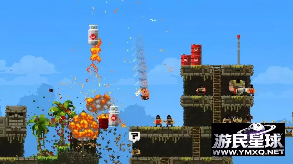 《武装原型》汉化版v2.0,steam好评如潮的超火爆类魂斗罗2D像素风横版动作射击游戏,扮演兰博、终结者等经典硬汉角色插图4 《武装原型》汉化版v2.0,steam好评如潮的超火爆类魂斗罗2D像素风横版动作射击游戏,扮演兰博、终结者等经典硬汉角色插图4