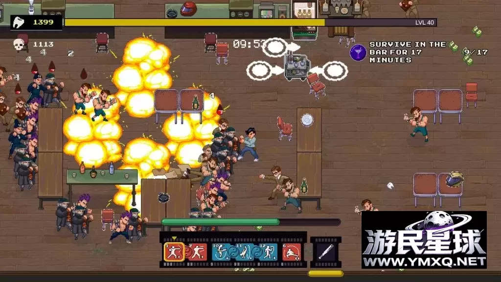 《武林求生》v1.0.5,80年代动作电影复古风格的快节奏肉鸽动作生存游戏插图1 《武林求生》v1.0.5,80年代动作电影复古风格的快节奏肉鸽动作生存游戏插图1