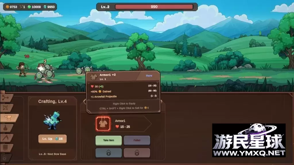 《扎德箭术》v1.0.0,五种弓箭手职业的增量射箭RPG游戏插图4 《扎德箭术》v1.0.0,五种弓箭手职业的增量射箭RPG游戏插图4