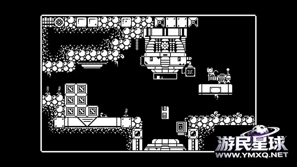 《猫咪机器人》v1.24.0,steam特别好评的黑白像素风类银河恶魔城横版动作游戏插图3 《猫咪机器人》v1.24.0,steam特别好评的黑白像素风类银河恶魔城横版动作游戏插图3
