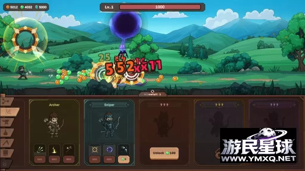 《扎德箭术》v1.0.0,五种弓箭手职业的增量射箭RPG游戏插图1 《扎德箭术》v1.0.0,五种弓箭手职业的增量射箭RPG游戏插图1
