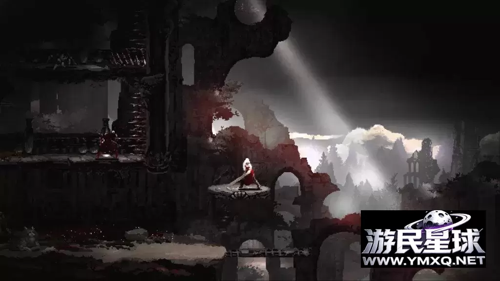 《月痕》安卓移植中文版v1.0,steam特别好评的像素风类银河恶魔城横版动作游戏插图6 《月痕》安卓移植中文版v1.0,steam特别好评的像素风类银河恶魔城横版动作游戏插图6