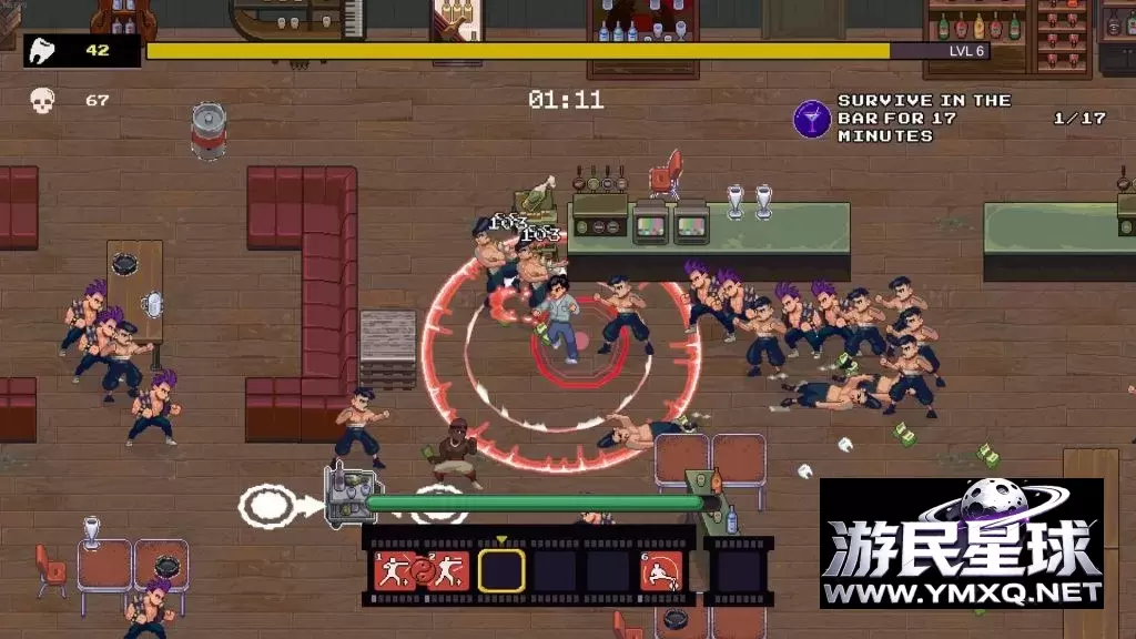 《武林求生》v1.0.5,80年代动作电影复古风格的快节奏肉鸽动作生存游戏插图4 《武林求生》v1.0.5,80年代动作电影复古风格的快节奏肉鸽动作生存游戏插图4