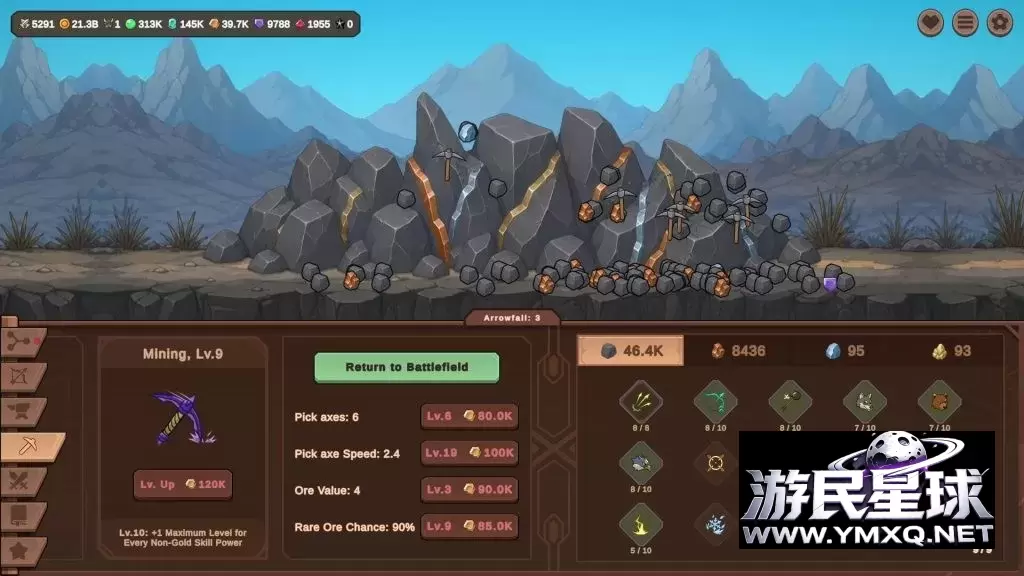 《扎德箭术》v1.0.0,五种弓箭手职业的增量射箭RPG游戏插图5 《扎德箭术》v1.0.0,五种弓箭手职业的增量射箭RPG游戏插图5