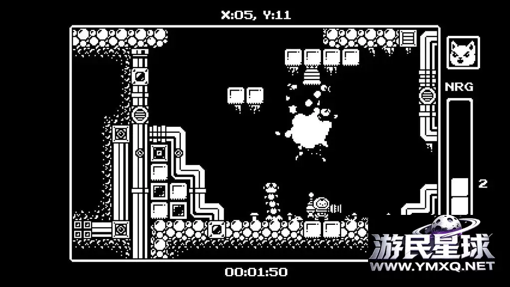 《猫咪机器人》v1.24.0,steam特别好评的黑白像素风类银河恶魔城横版动作游戏插图7 《猫咪机器人》v1.24.0,steam特别好评的黑白像素风类银河恶魔城横版动作游戏插图7