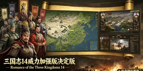 三国志 14 威力加强版决定版下载_安卓模拟器版 经典三国策略战争游戏