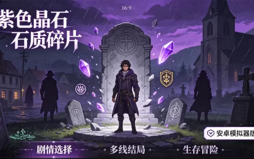 紫色晶石 石质碎片下载_安卓模拟器版 暗黑像素克苏鲁冒险游戏