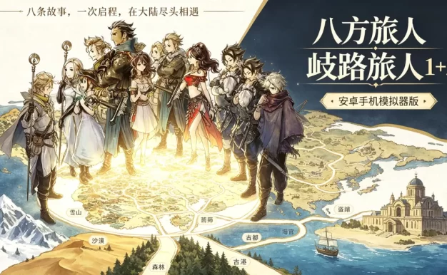 《八方旅人 歧路旅人 1+2》安卓手机模拟器版